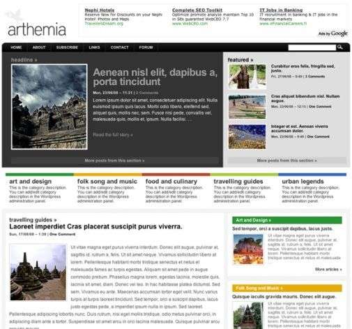 arthemia premium home 1 - Arthemia - Premium Wordpress Theme