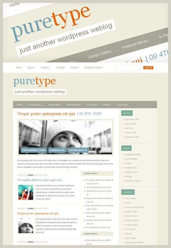 puretype 1 avjthemescom 550x796 - PureType : Wordpress Theme