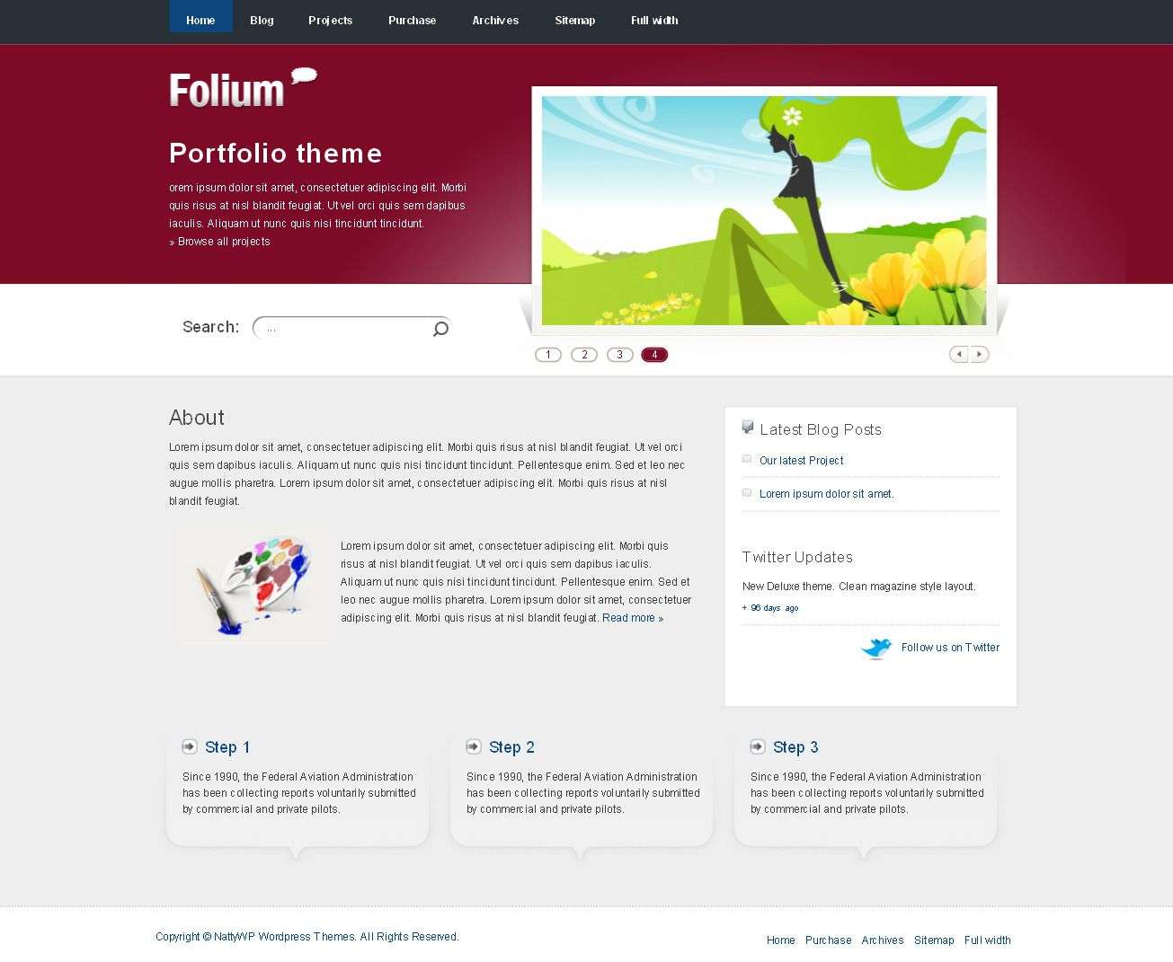 Folium WordPress Theme