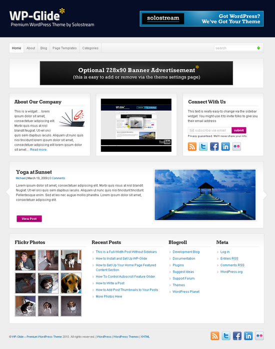 WP-Glide Premium WordPress Theme
