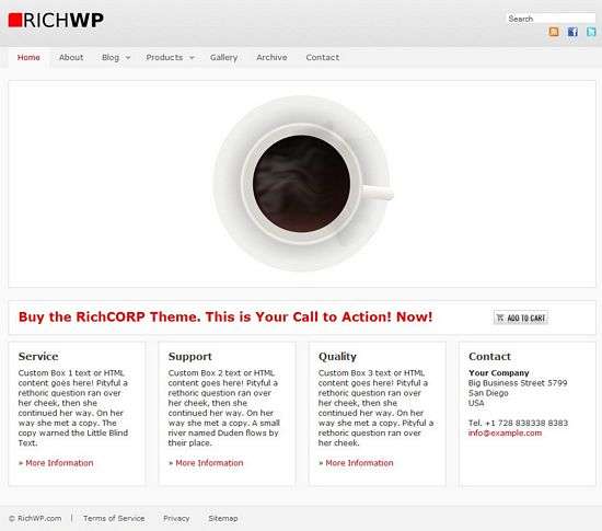 RichCORP Premium WordPress Theme