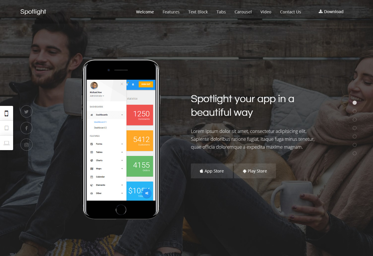 Spotlight WordPress Theme