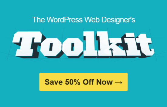 ithemes toolkit 550x352 - Save 50% Off the iTheme's WordPress Web Designer's Toolkit